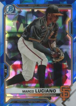 2021 Bowman Draft Sapphire Edition #BDC-131 Marco Luciano Front
