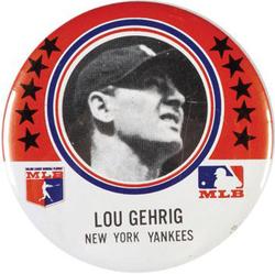 1969 MLB Player Association Pins #NNO Lou Gehrig Front