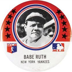 1969 MLB Player Association Pins #NNO Babe Ruth Front