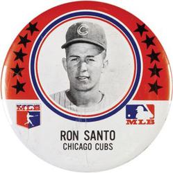 1969 MLB Player Association Pins #NNO Ron Santo Front