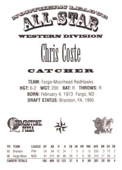 1997 Northern League All-Stars #NNO Chris Coste Back