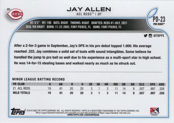 2022 Topps Pro Debut #PD-23 Jay Allen Back