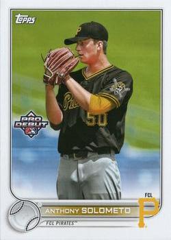 2022 Topps Pro Debut #PD-34 Anthony Solometo Front