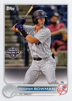 2022 Topps Pro Debut #PD-52 Cooper Bowman Front