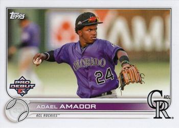 2022 Topps Pro Debut #PD-83 Adael Amador Front