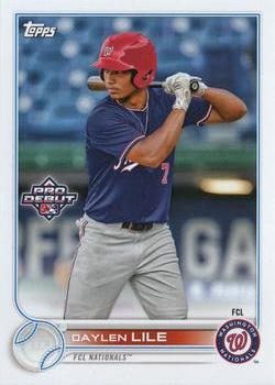 2022 Topps Pro Debut #PD-118 Daylen Lile Front