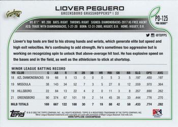 2022 Topps Pro Debut #PD-125 Liover Peguero Back
