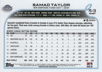 2022 Topps Pro Debut #PD-126 Samad Taylor Back