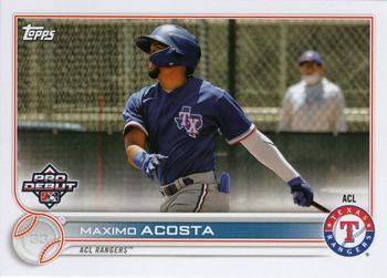 2022 Topps Pro Debut #PD-151 Maximo Acosta Front
