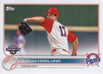 2022 Topps Pro Debut #PD-155 Gunnar Hoglund Front