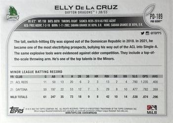 2022 Topps Pro Debut #PD-189 Elly De La Cruz Back