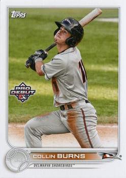 2022 Topps Pro Debut #PD-199 Collin Burns Front