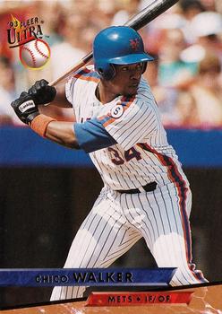 1993 Ultra #80 Chico Walker Front