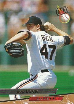 1993 Ultra #126 Rod Beck Front