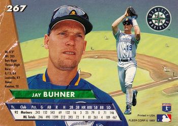 1993 Ultra #267 Jay Buhner Back