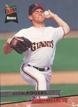 1993 Ultra #489 Kevin Rogers Front