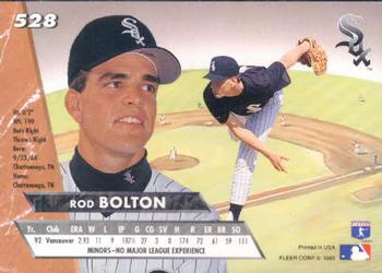 1993 Ultra #528 Rod Bolton Back