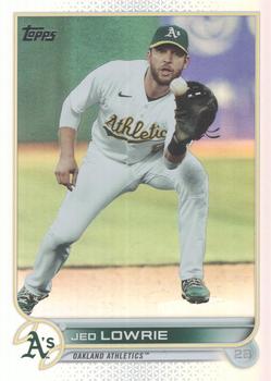 2022 Topps - Rainbow Foil #343 Jed Lowrie Front