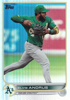 2022 Topps - Rainbow Foil #520 Elvis Andrus Front