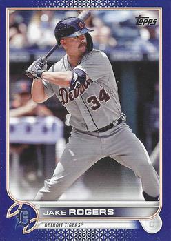2022 Topps - Royal Blue #198 Jake Rogers Front