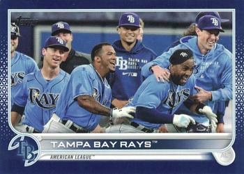 2022 Topps - Royal Blue #274 Tampa Bay Rays Front