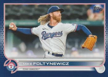 2022 Topps - Royal Blue #293 Mike Foltynewicz Front