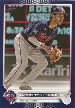2022 Topps - Royal Blue #306 Andrelton Simmons Front