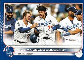2022 Topps - Royal Blue #469 Los Angeles Dodgers Front