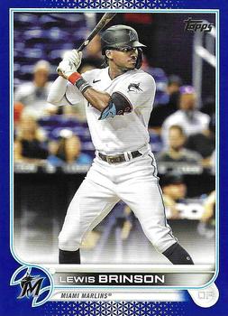 2022 Topps - Royal Blue #638 Lewis Brinson Front
