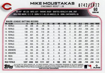 2022 Topps - Gold #60 Mike Moustakas Back