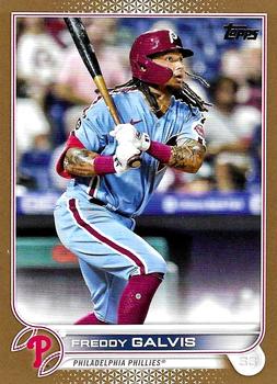 2022 Topps - Gold #67 Freddy Galvis Front
