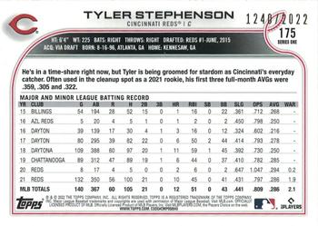 2022 Topps - Gold #175 Tyler Stephenson Back