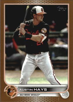 2022 Topps - Gold #415 Austin Hays Front