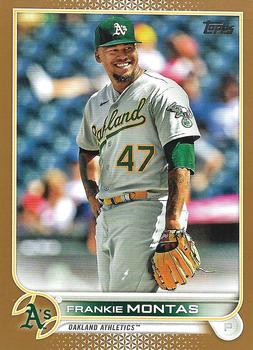 2022 Topps - Gold #512 Frankie Montas Front