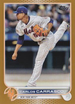 2022 Topps - Gold #633 Carlos Carrasco Front