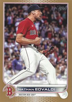 2022 Topps - Gold #657 Nathan Eovaldi Front
