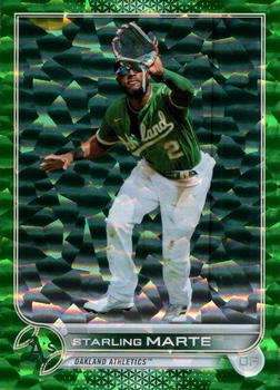 2022 Topps - Green Foilboard #305 Starling Marte Front