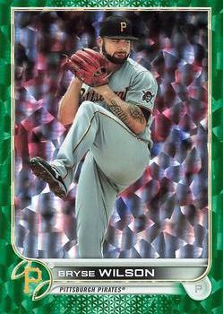 2022 Topps - Green Foilboard #463 Bryse Wilson Front