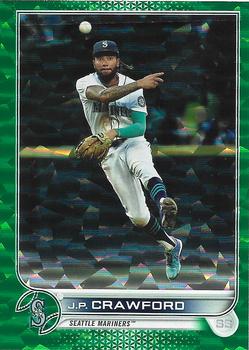 2022 Topps - Green Foilboard #628 J.P. Crawford Front