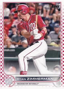 2022 Topps - Independence Day #296 Ryan Zimmerman Front