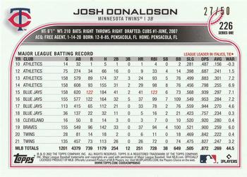 2022 Topps - Mother's Day Hot Pink #226 Josh Donaldson Back