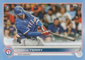 2022 Topps - Father's Day Powder Blue #97 Curtis Terry Front