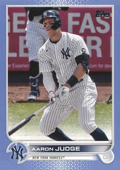 2022 Topps - Father's Day Powder Blue #99 Aaron Judge Front