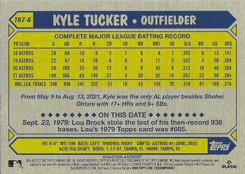 2022 Topps - 1987 Topps Baseball 35th Anniversary (Series One) #T87-8 Kyle Tucker Back
