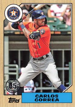 2022 Topps - 1987 Topps Baseball 35th Anniversary (Series One) #T87-31 Carlos Correa Front