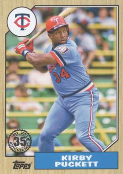 2022 Topps - 1987 Topps Baseball 35th Anniversary (Series One) #T87-40 Kirby Puckett Front