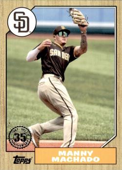 2022 Topps - 1987 Topps Baseball 35th Anniversary (Series One) #T87-55 Manny Machado Front