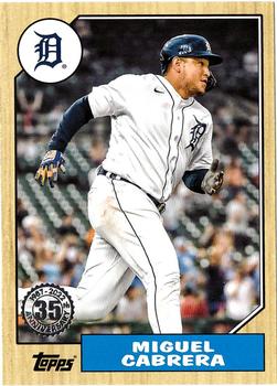 2022 Topps - 1987 Topps Baseball 35th Anniversary (Series One) #T87-83 Miguel Cabrera Front
