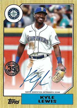 2022 Topps - 1987 Topps Baseball 35th Anniversary Autographs (Series One) #87BA-KLE Kyle Lewis Front