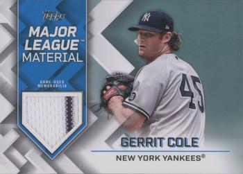 2022 Topps - Major League Material Relics (Series One) #MLM-GC Gerrit Cole Front